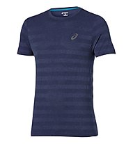Asics FuzeX Seamless Tee T-shirt running, Dark Blue