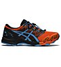 Asics GEL-FujiTrabuco SKY - scarpe trail running - uomo, Black/Orange/Light Blue