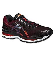 Asics Gel Nimbus 17 - Scarpe running - uomo, Black/Hot Orange