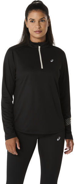 Asics Icon LS 1/2 Zip W - Laufshirt Langarm - Damen, Gr. XL