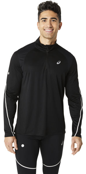 Asics Road Lite-Show 1/2 Zip M - Laufshirt Langarm - Herren, Gr. L