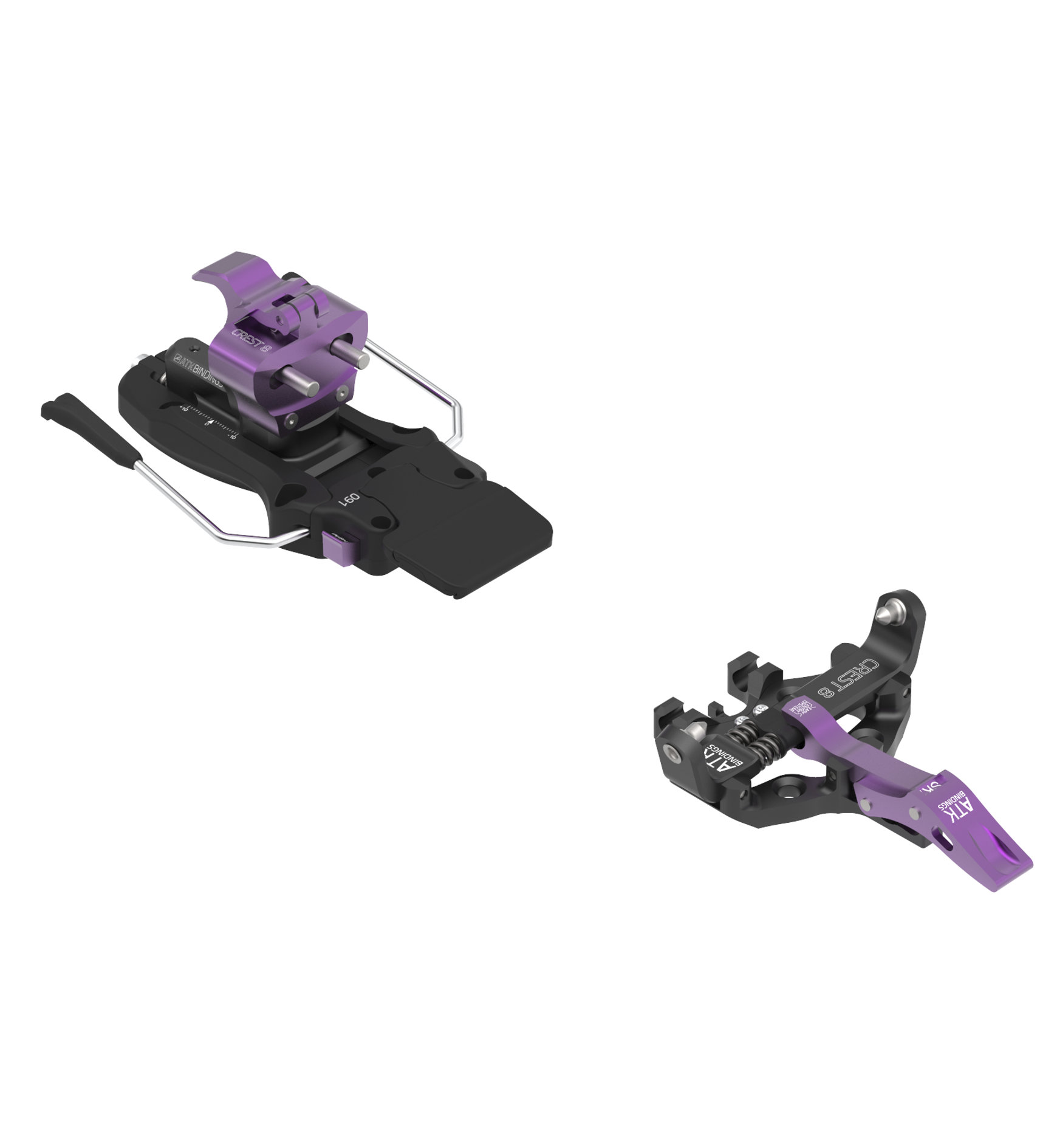 ATK Bindings Crest 8 (Ski Brake 97 mm) Freeride/Tourenbindung UR9220