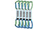 AustriAlpin Eleven Express Set 12 cm Pack - set rinvii, Light Blue/Light Green