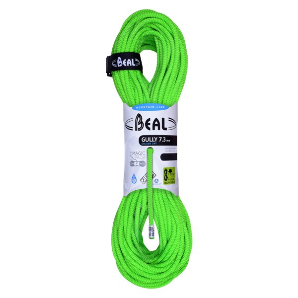 Beal Gully Unicore Golden Dry 7,3 mm - Zwillings/Halbseil, Gr. 50