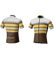 Biciclista Larch Mountain - Radtrikot - Herren, Brown/Yellow
