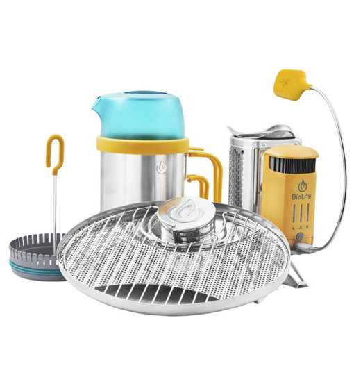 Biolite CampStove Complete Cook Kit - fornello e stoviglie da campeggio