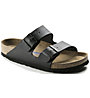 Birkenstock Arizona Sfb Black - Schlappen - Unisex, Black