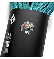 Black Diamond 8.6 Rope Dry Ondra Edition - Kletterseil, Light Blue