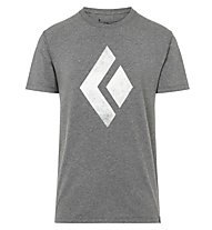 Black Diamond Chalked Up - T-Shirt - Herren, Grey