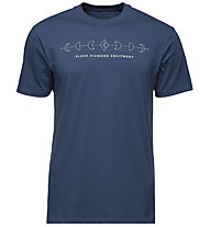 Black Diamond Icon Full Moon - T-shirt - Herren, Blue