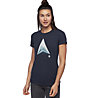 Black Diamond Mountain Transparency - T-shirt - donna, Blue
