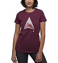 Black Diamond Mountain Transparency - T-shirt - donna, Violet