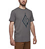 Black Diamond Rope Diamond - T-Shirt Klettern - Herren, Grey
