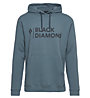 Black Diamond Stacked Logo Hoody - felpa con cappuccio - uomo, Blue