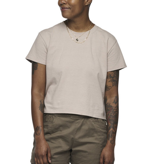 Black Diamond W BD Stripe SS - T-shirt - donna. Taglia L