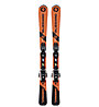 Blizzard Firebird JR (100-140 cm) + FDT JR 4.5 - sci alpino - bambino, Orange/Black