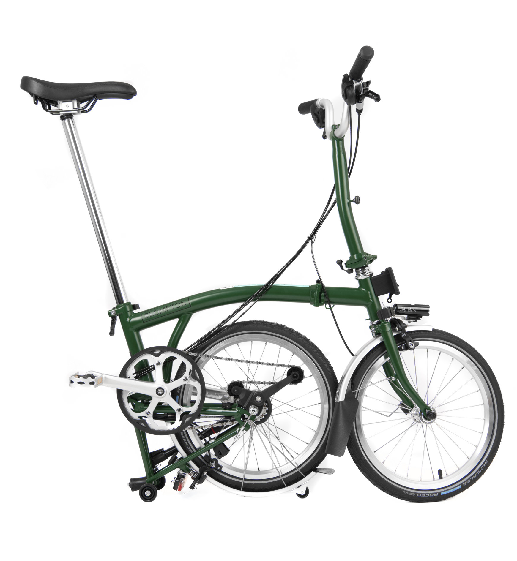 brompton racing green titanium