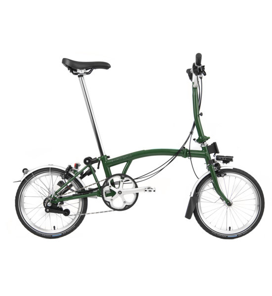 Brompton C Line Explore racing green - bicicletta pieghevole | Sportler.com
