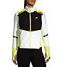 Brooks Carbonite Vest - gilet running - donna, Grey/Black/Yellow
