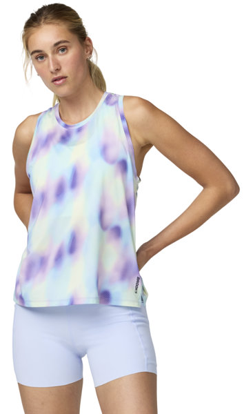 Brooks Dash Tank Printed W - Lauftop - Damen, Gr. L