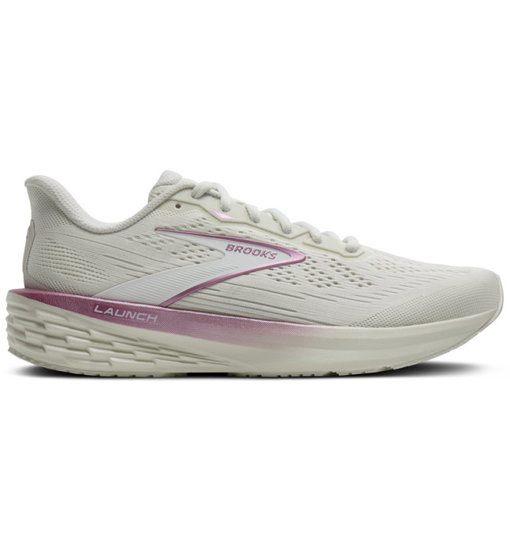 Brooks Launch 12, white/pink