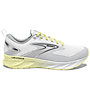 Brooks Levitate 6 W - Laufschuhe Neutral - Damen, White/Grey/Yellow