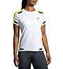 Brooks Run Visible W - Runningshirt - Damen, White/Yellow