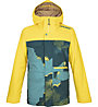 Burton Covert Slim - giacca snowboard - uomo, Light Blue/Yellow