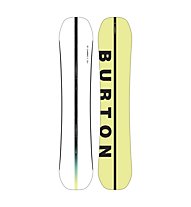 Burton Custom Camber Wide - Snowboard, White/Yellow