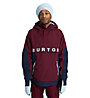 Burton Frostner Anorak - giacca snowboard - uomo , Dark Red/Blue 