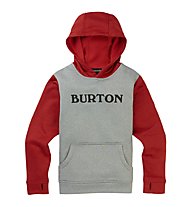 Burton Oak Hoodie - Kapuzenpullover - Kinder, Grey/Red