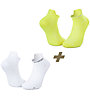 BV Sport Light 3D - kurze Socken, White/Yellow