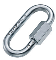 C.A.M.P. Oval Quick Link Steel - moschettone ovale, Silver / 8 mm