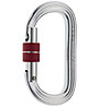 Camp Oval XL Lock - moschettone, Silver/Red