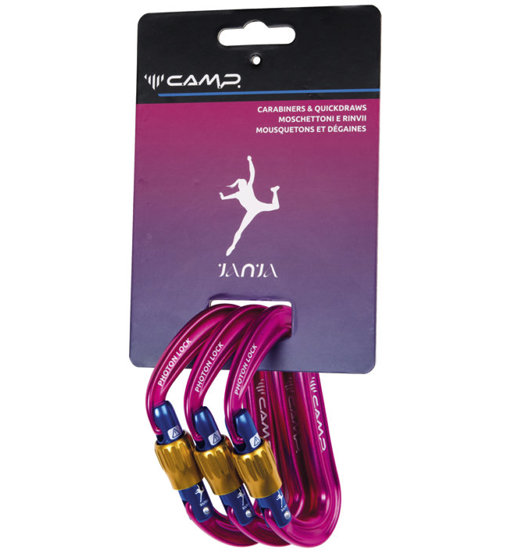 C.A.M.P. Set 3 Photon Lock Janja: Moschettoni per Alpinismo