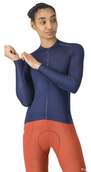Castelli Espresso 2 LS Jersey W - langarm Fahrradtrikot - Damen, Gr. M