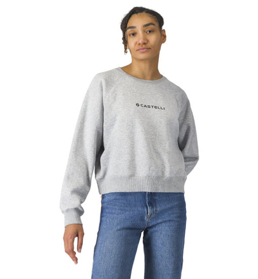 Castelli Logo Sweatshirt W: Felpa Donna Post-Workout