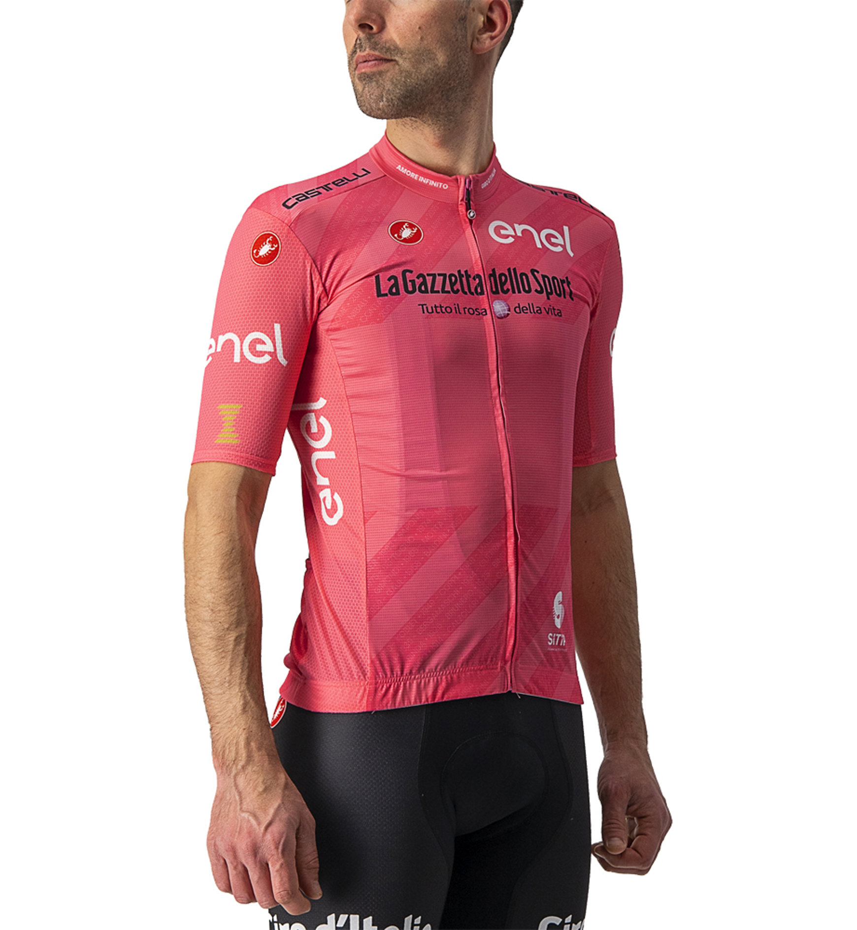 Castelli Rosa Trikot Competizione Giro d'Italia 2021 Herren