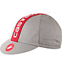 Castelli Retro 3 Cap - Radmütze, Grey/Red