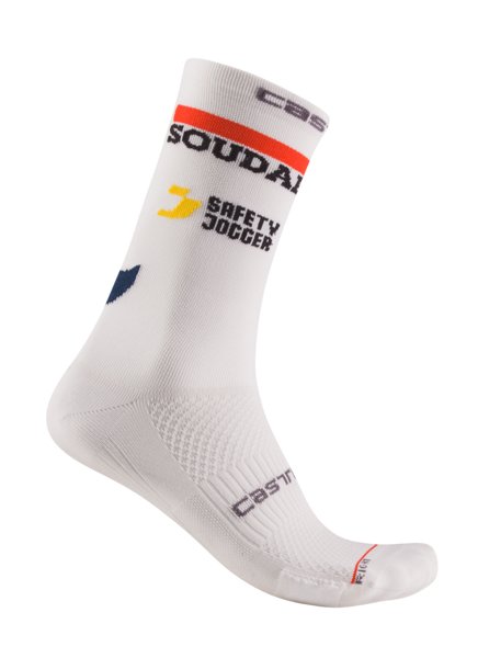 Castelli Rosso Corsa Pro 18 - Fahrradsocken, Gr. S/M