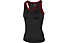 Castelli Solare - top con reggiseno integrato - donna, Black/Red