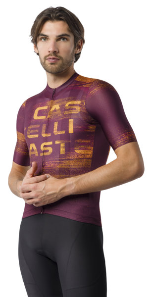 Castelli Stratus Logo Jersey - Fahrradtrikot - Herren, Gr. L