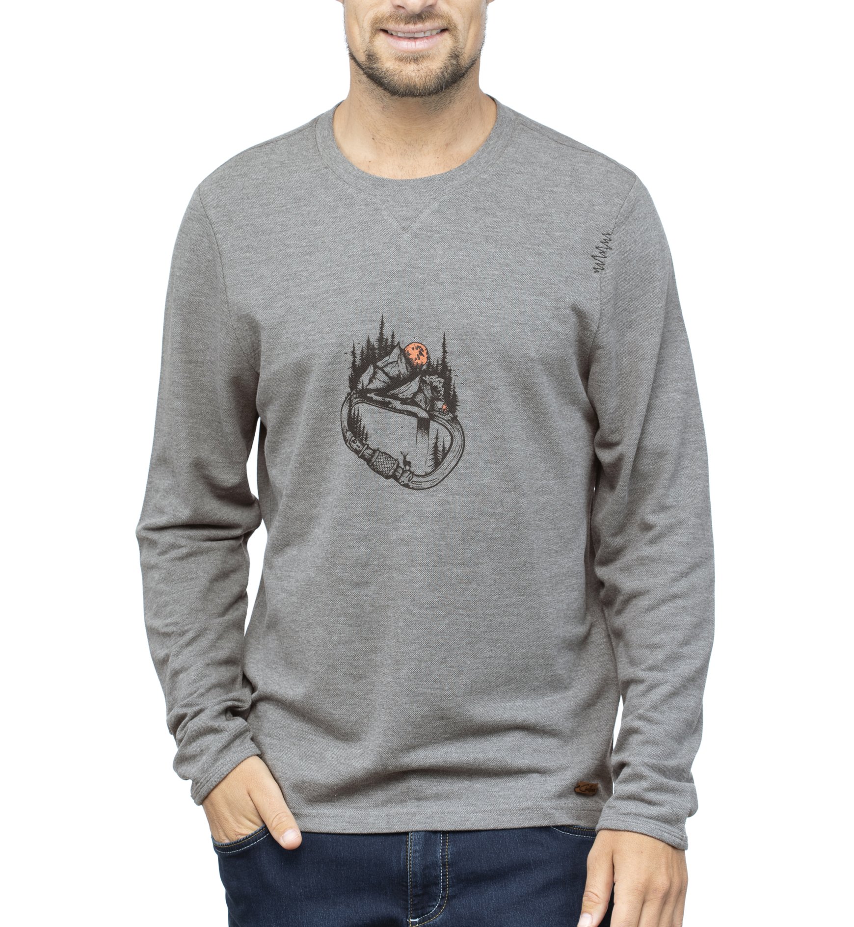 Chillaz Kaprun Carabiner Forest Langarmtrikot Herren