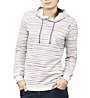 Chillaz Lugano Stripes Wave - felpa con cappuccio - donna, White