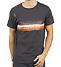 Chillaz Stripes Grunge - T-Shirt - Herren, Dark Grey
