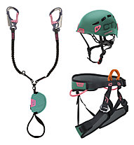 Climbing Technology VK Kit Plus E-Compact - set via ferrata - donna , Green/Pink