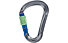 Climbing Technology Warlock HMS - moschettone HMS, Grey/Blue/Green
