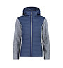 CMP Jacket Fix Hood - giacca trekking - donna, Grey/Dark Blue