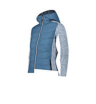 CMP Jacket Fix Hood - giacca trekking - donna, Grey/Blue