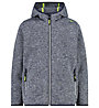 CMP Knit-Tech - giacca in pile - ragazzo, Grey/Dark Blue